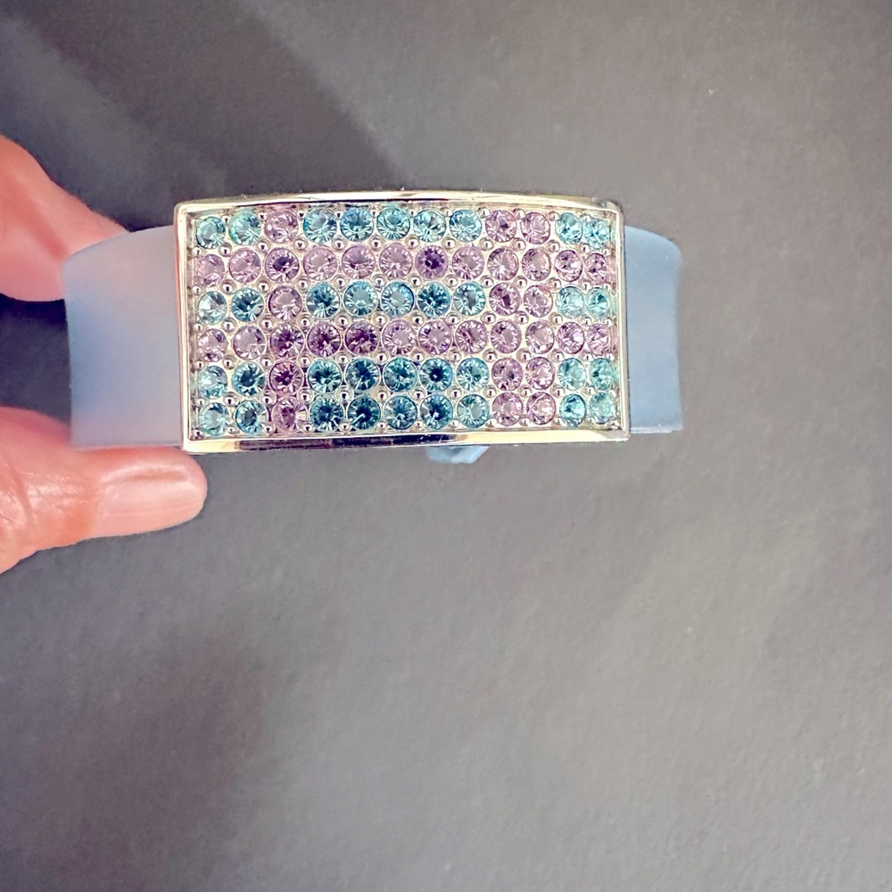 Swarovski Crystal Adjustable Plastic Bracelet